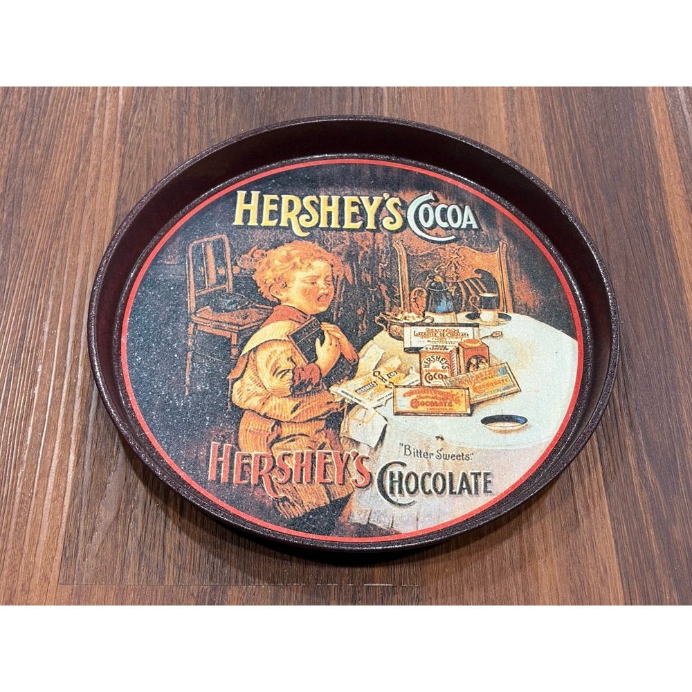 Hershey's Vintage Chocolate Cocoa Tin 1982 Hershey Foods‎ Corp. Made In England.